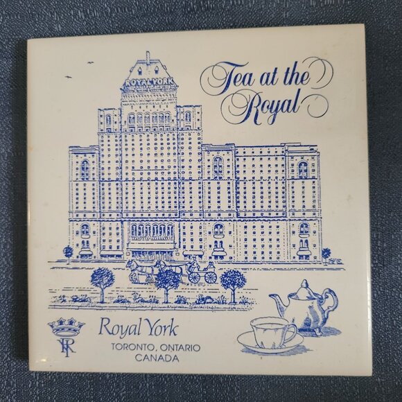 Royal York Toronto Ontario Canada Tea At The Royal Ceramic Wall Tile 6.5"x6.5" - Picture 1 of 3